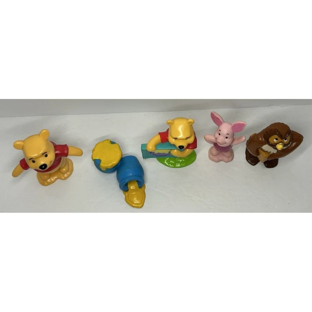 Disney Winnie‎ The Pooh Piglett & Owl PVC 3